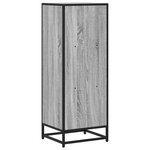 vidaXL Bibliothèque sonoma gris 40x35x107 5 cm bois d'ingénierie