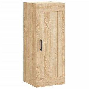 vidaXL Armoire murale chêne sonoma 34 5x34x90 cm bois d'ingénierie