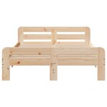 vidaXL Cadre de lit sans matelas 120x200 cm bois de pin massif