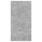 vidaXL Meuble TV mural Gris béton 37x37x72 cm Bois d’ingénierie