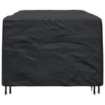 vidaXL Housse pour mobilier d'extérieur Noir 240 x 110 x 70 cm 210D