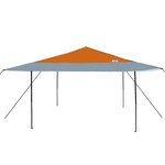 vidaXL Tente à auvent pop-up Orange 400 x 400 cm tissu