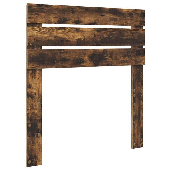 vidaXL Tête de lit Chêne fumé 75 cm Bois d'ingénierie