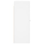 vidaXL Armoires murales 2 Pièces blanc bois d'ingénierie