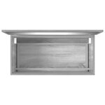 vidaXL Ensemble de meubles de salle de bain 2 Pièces Sonoma gris