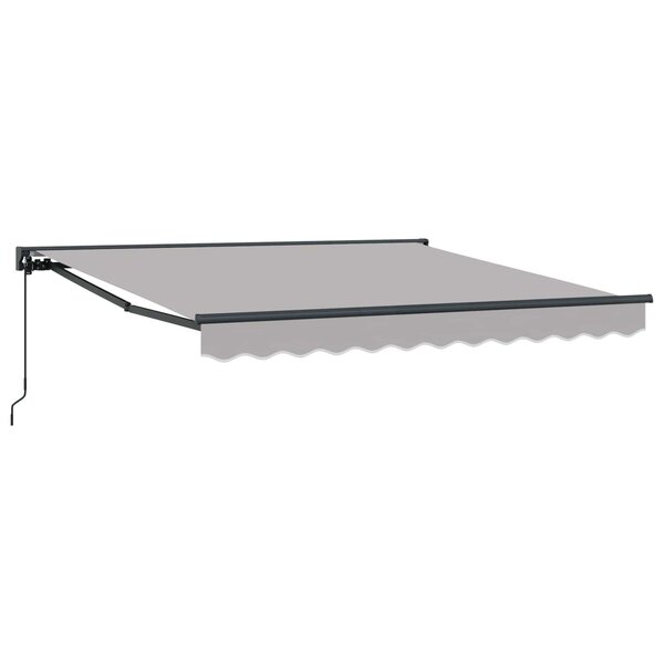 vidaXL Cadre d'auvent Gris clair 300 x 250 cm