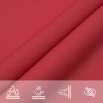 vidaXL Voile d'ombre Rouge 6 x 2 m 100   polyester Oxford