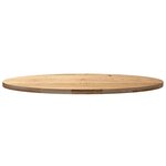 vidaXL Dessus de table 140x60x4 cm bois de chêne massif ovale