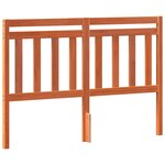 vidaXL Tête de lit avec tête de lit Cire marron 155 5 x 100 cm