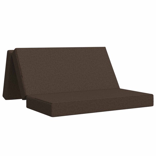 vidaXL Canapé-lit pliable 120 x 67 x 45 cm Taupe