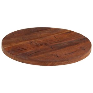 vidaXL Dessus de table Ø 40x3 8 cm rond bois massif de récupération