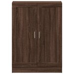 vidaXL Bibliothèque chêne marron 82 5x30 5x115 cm bois d'ingénierie