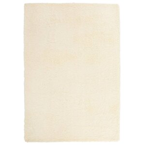 vidaXL Tapis Shaggy à poils longs NAVARRA crème 200x290 cm polyester
