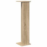 vidaXL Support de Plante Chêne Sonoma 25 x 25 5 x 100 5 cm