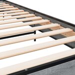 vidaXL Cadre de lit sans matelas sonoma gris 90x190 cm