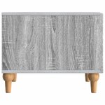 vidaXL Table basse Sonoma gris 49 x 50 x 40 cm Bois d'ingénierie