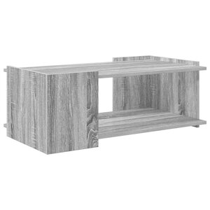 vidaXL Table basse Sonoma gris 90 x 50 x 33 cm Bois d'ingénierie