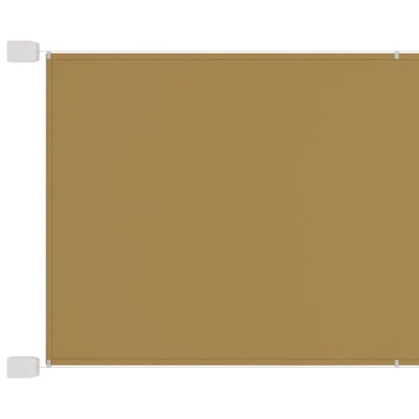 vidaXL Auvent vertical Beige 180x1200 cm Tissu oxford