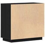 vidaXL Buffet moderne Chêne noir 80 x 34 x 75 cm Bois d'ingénierie