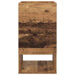 vidaXL Table d'appoint Bois ancien 30 x 30 x 56 cm Bois d'ingénierie