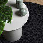 vidaXL Tapis shaggy PAMPLONA poils longs moderne noir Ø 280 cm