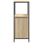 vidaXL Meuble de salle de bain avec étagères chêne sonoma 36x35x95 cm