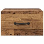 vidaXL Cabinet de chevet Bois Ancien 35 x 35 x 20 cm Bois d'ingénierie