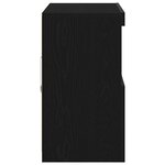 vidaXL Buffet Noir 81 x 37 x 67 cm Bois d'ingénierie