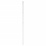 vidaXL Tête de lit métal blanc 135 cm