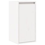 vidaXL Armoire murale Blanc 30x30x60 cm Bois de pin massif