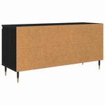 vidaXL Meuble TV Chêne noir 104 x 35 x 50 cm Bois d'ingénierie