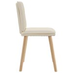 vidaXL Chaises à manger lot de 6 Lin