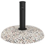 vidaXL Base de parasol   béton multicolore  20 kg  pour poteaux de 37/42/52/58mm