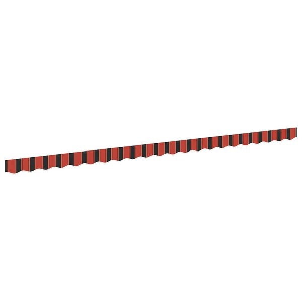 vidaXL Bande de auvent Multicolore 4.8 x 0.2 m Toile