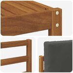 vidaXL Ensemble de canapés d'extérieur 8 pc Naturel et Anthracite