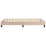 vidaXL Cadre de lit Cappuccino 120x200 cm Similicuir