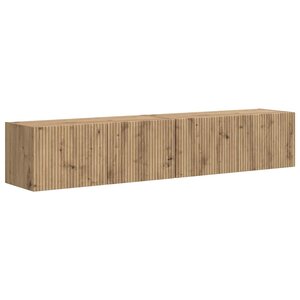 vidaXL Meuble TV mural 2 Pièces Chêne artisan 60 x 31 x 29.5 cm