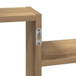 vidaXL Étagère murale chêne artisanal 96x18x60 cm bois d'ingénierie