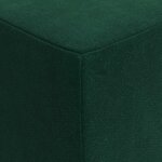 vidaXL Canapé-lit pliable 75 x 67 x 45 cm Vert foncé
