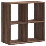 vidaXL Bibliothèque chêne marron 68 5x32x68 5 cm bois d'ingénierie