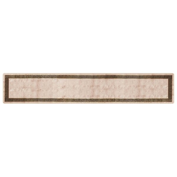 vidaXL Coureur de Tapis MARSA Noir 80 x 450 cm Polyester et PVC