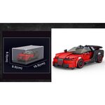 Mould King 27027 - NO. Veyron avec vitrine de présentation