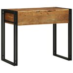 vidaXL Table de toilette 90x50x75 cm Bois massif d'acacia