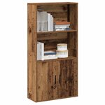 vidaXL Bibliothèque vieux bois 60x24x120 cm bois d'ingénierie