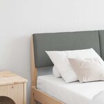 vidaXL Tête de lit capitonnée Gris foncé 150 cm Pin massif