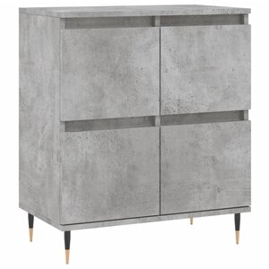 vidaXL Buffet Gris béton 60x35x70 cm Bois d'ingénierie