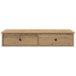 vidaXL Étagère murale avec tiroirs chêne artisanal bois d'ingénierie