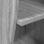 vidaXL Meuble d'angle Blanc 32x32x102cm Bois d'ingénierie