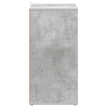 vidaXL Armoire à chaussures Gris béton 60x35x70 cm Bois d’ingénierie