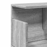 vidaXL Armoire murale 80x20x30 cm sonoma gris bois d'ingénierie